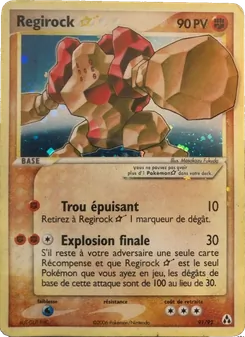 Carte Pokémon Regirock ☆ 91