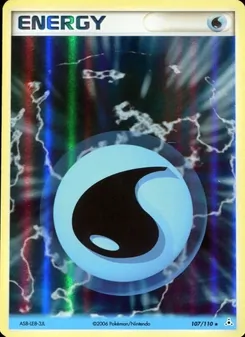 Carte Pokémon Énergie Eau 107 — EX Fantômes Holon