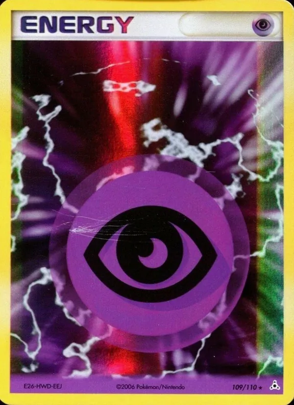 Carte Pokémon Énergie Psy 109/110 de l'extension EX Fantômes Holon
