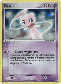 Carte Pokémon Mew 111 — EX Fantômes Holon