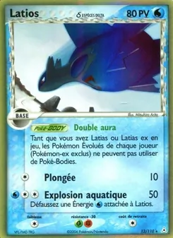 Carte Pokémon Latios δ 12