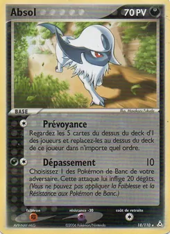 Carte Pokémon Absol 18 — EX Fantômes Holon