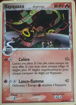 Carte Pokémon Rayquaza δ 26 — EX Fantômes Holon