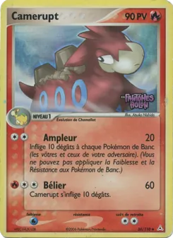 Carte Pokémon Camerupt 36