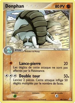 Carte Pokémon Donphan 40 — EX Fantômes Holon