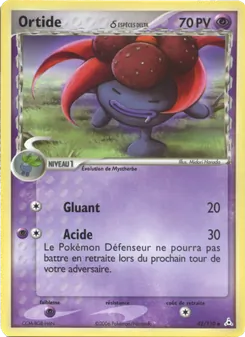 Carte Pokémon Ortide δ 42 — EX Fantômes Holon