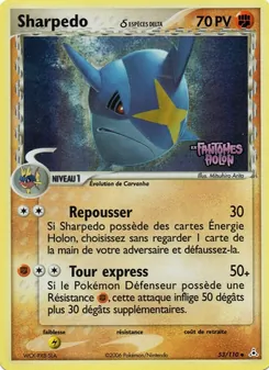 Carte Pokémon Sharpedo δ 53