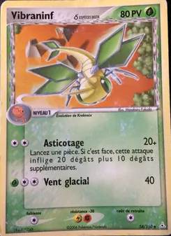 Carte Pokémon Vibraninf δ 54