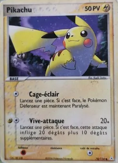 Carte Pokémon Pikachu 78