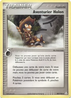 Carte Pokémon Aventurier Holon 85