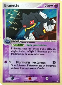Carte Pokémon Branette 1 — EX Gardiens de Cristal