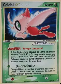 Carte Pokémon Celebi ☆ 100 — EX Gardiens de Cristal