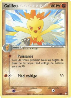 Carte Pokémon Galifeu 16 — EX Gardiens de Cristal