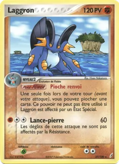 Carte Pokémon Laggron 27 — EX Gardiens de Cristal