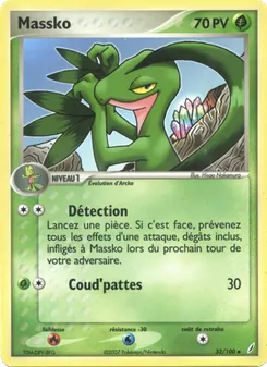 Carte Pokémon Massko 32 — EX Gardiens de Cristal