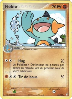 Carte Pokémon Flobio 38 — EX Gardiens de Cristal