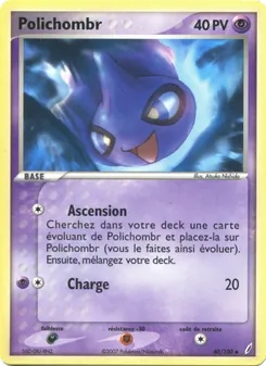 Carte Pokémon Polichombr 40