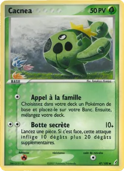 Carte Pokémon Cacnea 47