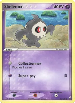 Carte Pokémon Skelenox 51 — EX Gardiens de Cristal