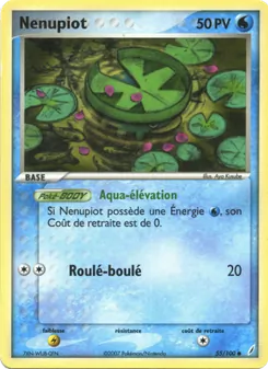 Carte Pokémon Nenupiot 55 — EX Gardiens de Cristal