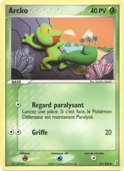 Carte Pokémon Arcko 67 — EX Gardiens de Cristal