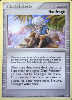 Carte Pokémon Naufragé 72 — EX Gardiens de Cristal