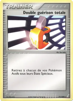 Carte Pokémon Double guérison totale 77 — EX Gardiens de Cristal