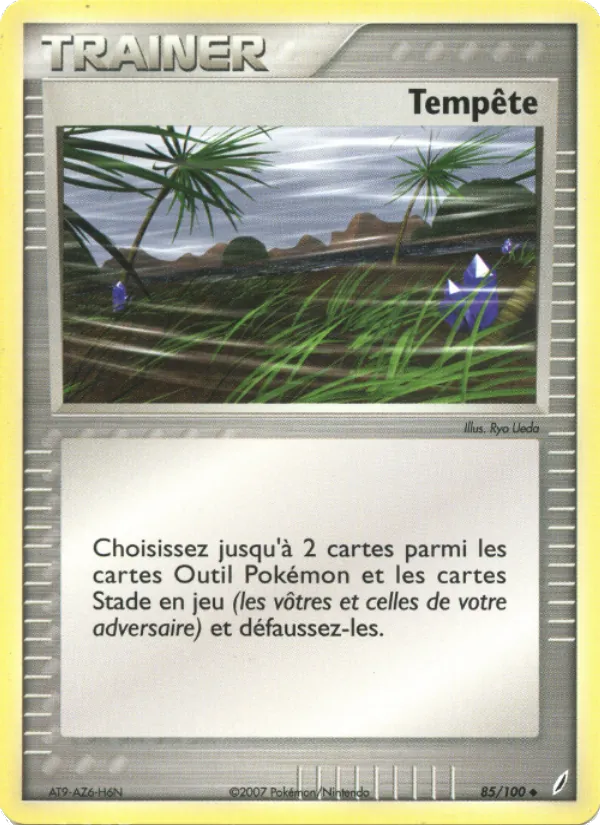 Carte Pokémon Tempête 85/100 de l'extension EX Gardiens de Cristal