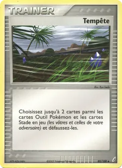 Carte Pokémon Tempête 85 — EX Gardiens de Cristal