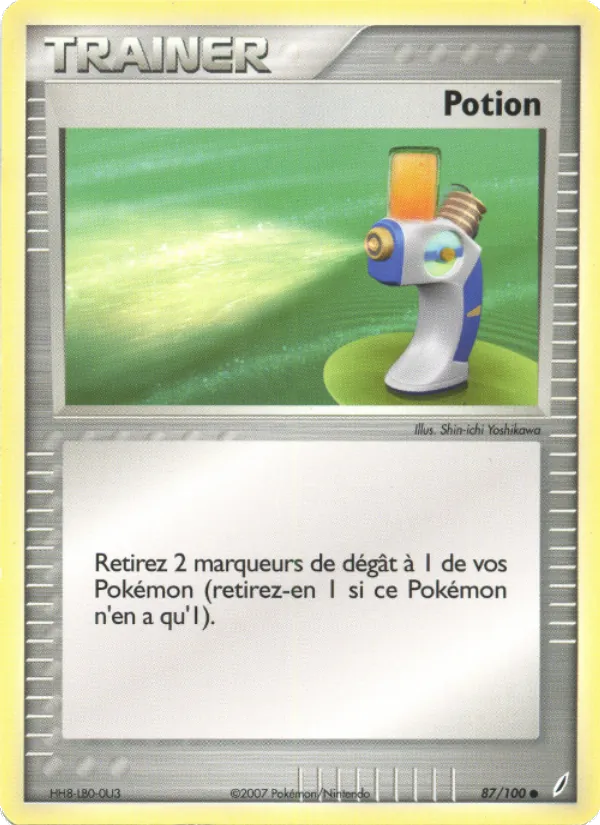 Carte Pokémon Potion 87/100 de l'extension EX Gardiens de Cristal