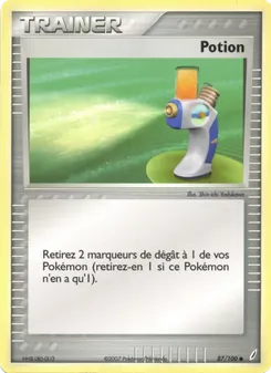 Carte Pokémon Potion 87 — EX Gardiens de Cristal