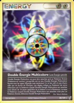 Carte Pokémon Double Énergie Multicolore 88 — EX Gardiens de Cristal