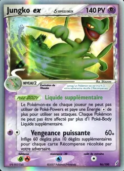 Carte Pokémon Jungko ex δ 96 — EX Gardiens de Cristal