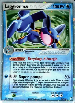 Carte Pokémon Laggron ex 98 — EX Gardiens de Cristal