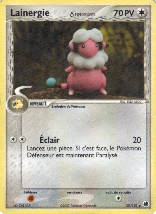 Carte Pokémon Lainergie δ 30/101 de l'extension EX Île des Dragons
