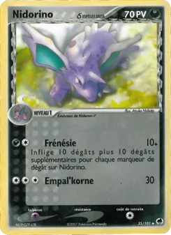 Carte Pokémon Nidorino δ 35 — EX Île des Dragons