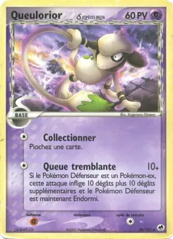 Carte Pokémon Queulorior δ 39 — EX Île des Dragons