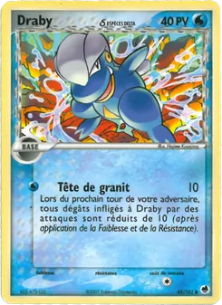 Carte Pokémon Draby δ 43 — EX Île des Dragons