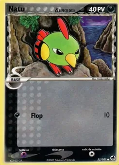 Carte Pokémon Natu δ 55 — EX Île des Dragons