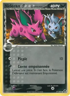 Carte Pokémon Nidoran ♂ δ 57 — EX Île des Dragons