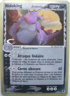 Carte Pokémon Nidoking δ 6 — EX Île des Dragons