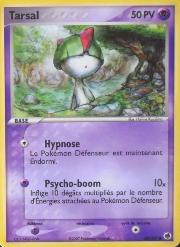 Carte Pokémon Tarsal 60/101 de l'extension EX Île des Dragons
