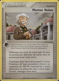 Carte Pokémon Mentor Holon 75 — EX Île des Dragons