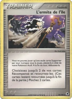 Carte Pokémon L'ermite de l'île 76 — EX Île des Dragons