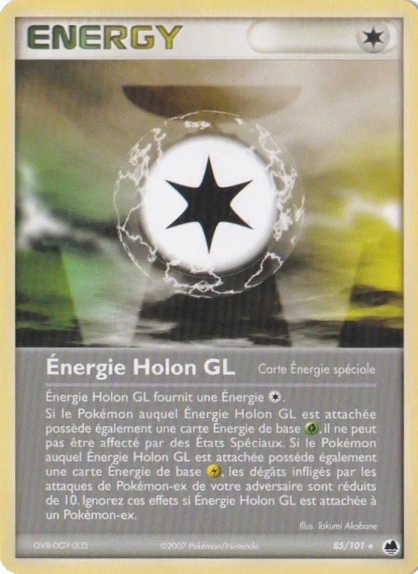 Carte Pokémon Énergie Holon GL 85/101 de l'extension EX Île des Dragons