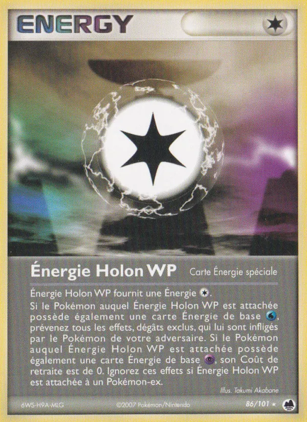 Carte Pokémon Énergie Holon WP 86/101 de l'extension EX Île des Dragons