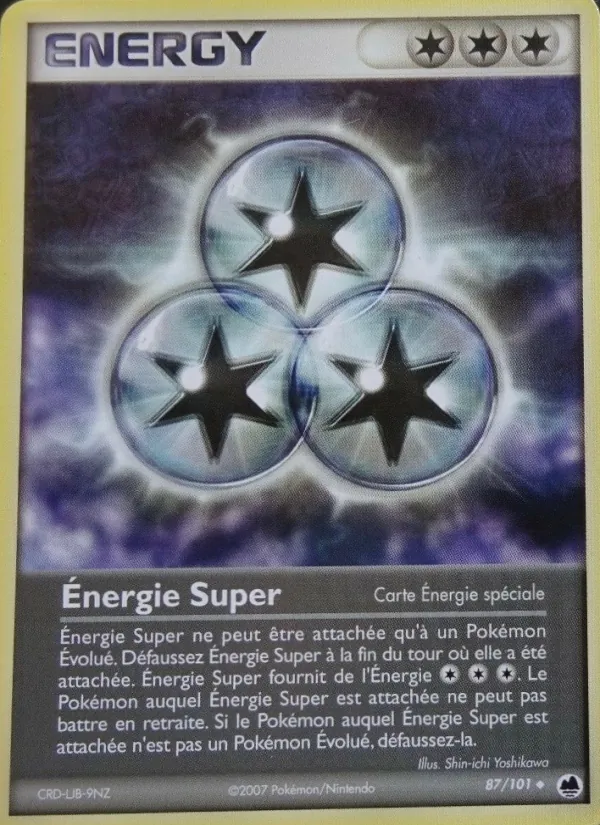 Carte Pokémon Énergie Super 87/101 de l'extension EX Île des Dragons