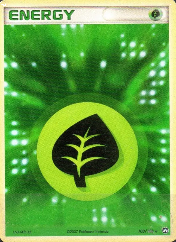Carte Pokémon Énergie Plante 103/108 de l'extension EX Gardiens du Pouvoir