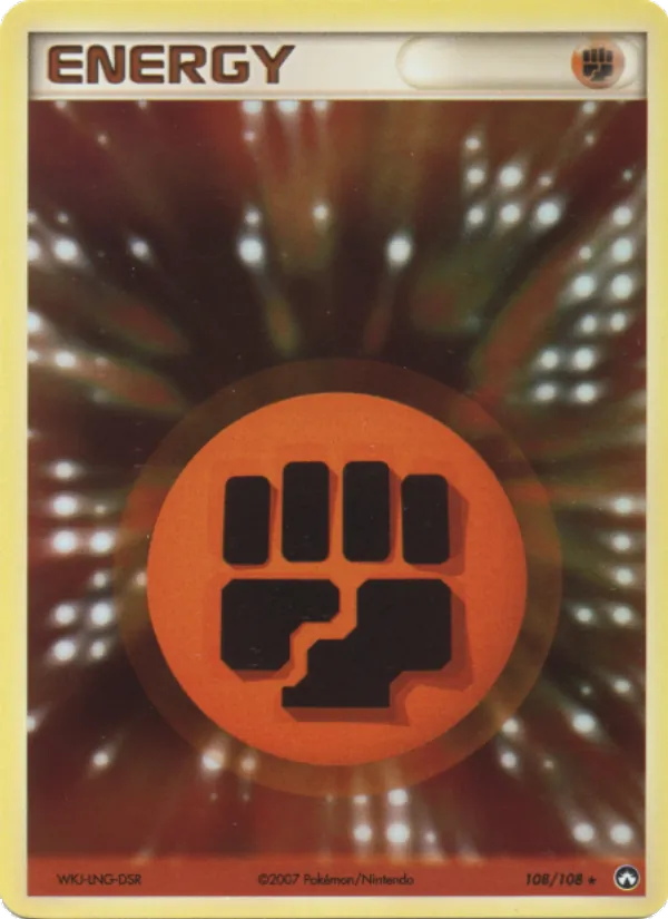 Carte Pokémon Énergie Combat 108/108 de l'extension EX Gardiens du Pouvoir