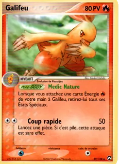 Carte Pokémon Galifeu 29 — EX Gardiens du Pouvoir